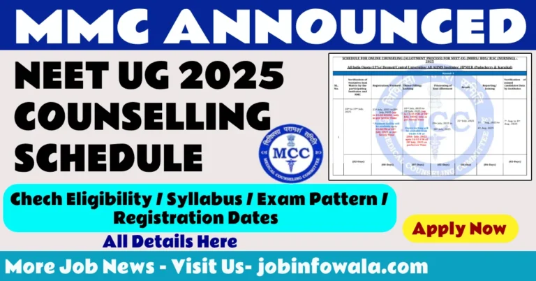 NEET UG 2025 Counselling Dates, Seat Allotment & Registration Steps