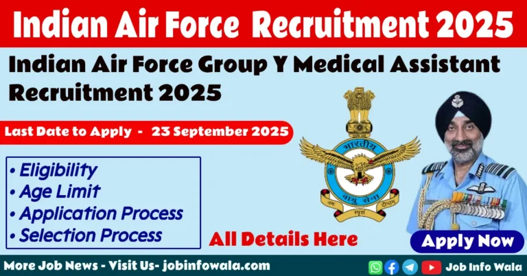 IAF Group Y Medical Assistant Recruitment 2025 official notification poster
