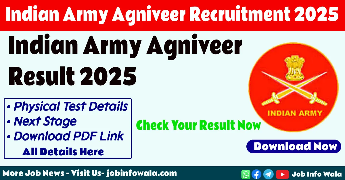 Candidates checking Indian Army Agniveer Result 2025 online on official website